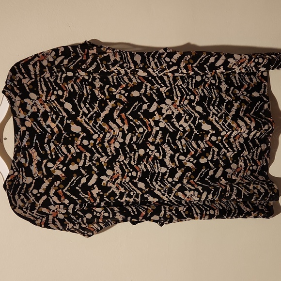 ❤️ NWT! EVEREVE OAKLEY MESH TOP, NEUTRAL ABSTRACT PRINT, LARGE - Picture 11 of 13